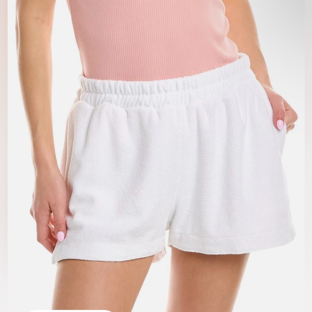 A.T.M - NWOT |Towel Terry Pull-On Short - White | Matching Top Available For Set